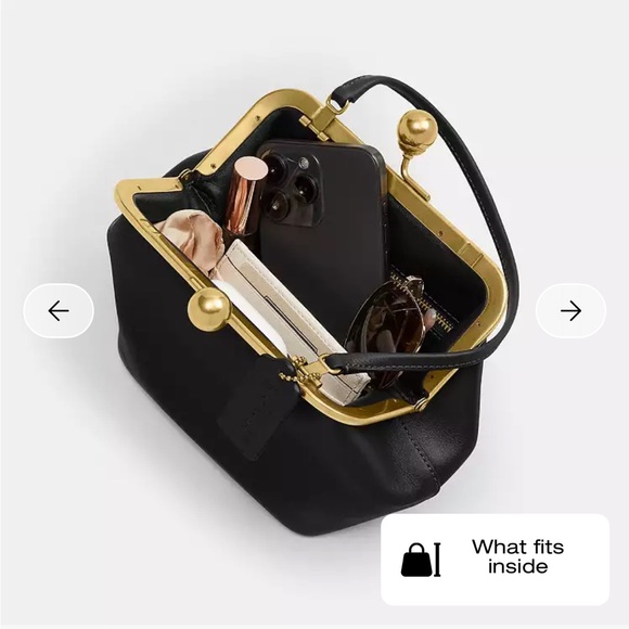 NWT Coach Kisslock Frame Bag 16 - Picture 7 of 12